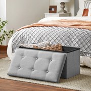 Ταμπουρέ Με Αποθηκευτικό Χώρο (76x38x38) Songmics LSF001G02