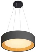 Κρεμαστό Φωτιστικό Οροφής Led Μεταλλικό H150 Φ60 Eurolamp-144-17025-Μαύρο 144-17025