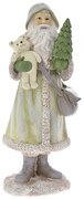 Χριστουγεννιάτικη Διακοσμητική Φιγούρα Αϊ Βασίλη 81911 11x9x26cm Multi
