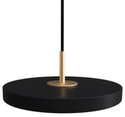 Κρεμαστό Φωτιστικό Οροφής LED 9W Dimmable Φ15cm Asteria Micro V2 Umage-2518-Μαύρο 2518