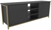 Έπιπλο Tηλεόρασης Otis 322RTC2272 140x35,3x50,8cm Gold-Anthracite