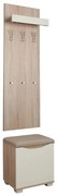 MATIS Παπουτσοθήκη με κρεμάστρα PA 2 MDF Δρυς Matis100233