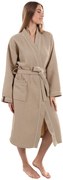 Μπουρνούζι Polycotton Basic Beige Πικέ Medium Guy Laroche