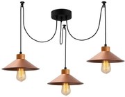Φωτιστικό Οροφής Manavgat 114x24x100cm 3xE27 40W Copper Opviq