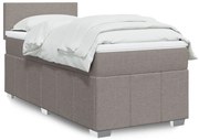 ΚΡΕΒΑΤΙ BOXSPRING ΜΕ ΣΤΡΩΜΑ TAUPE 90X200 ΕΚ. ΥΦΑΣΜΑΤΙΝΟ 3289248