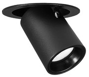 Σποτ Μονόφωτο LED Χωνευτό Viokef Gerer Black 4304701