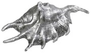Διακοσμητικό Κοχύλι MT2722K2 15x7,5x4,5cm Silver Espiel Polyresin