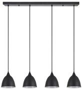 SE21-BL-B10-4BL-MS2 ADEPT PENDANT Black Metal Shade + HOMELIGHTING 77-9048