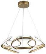 Κρεμαστό Φωτιστικό Οροφής LED 100W 3CCT Orion-50 Heronia Lighting-01-0356-Χρυσό 01-0356