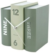 Ρολόι Επιτραπέζιο (20x15) Karlsson Table Clock Book Green