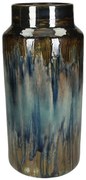 Βάζο ArteLibre Μπλε Κεραμικό 14.5x14.5x30.5cm