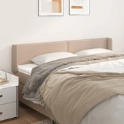 Κεφαλάρι με Πτερύγια Καπουτσίνο 183x16x78/88εκ. Συνθετικό Δέρμα 3118735