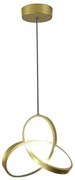 Φωτιστικό Led Οροφής 15W 4000K Φ22cm X 1m Χρυσό HLL-0122 POWERTECH HLL-0122