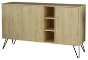 Μπουφές κονσόλα "ARSAL" σε χρώμα σονόμα 142x36x83 100-03127