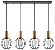 Φωτιστικό Οροφής Πολύφωτο Homelighting 77-8630 Gold