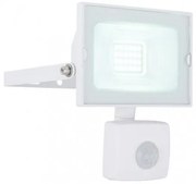 Προβολέας LED 20W IP65 1500Lm Κινητός Βραχίονας Ανιχνευτής Κίνησης Helga I Globo Lighting 34248WS Λευκό