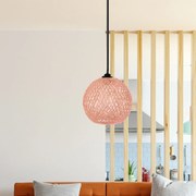 Φωτιστικό Οροφής Μονόφωτο A-G 390FLH1572 Pink/Brown