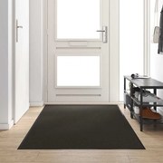vidaXL Μαύρο Πατάκι Φιλικό για το Πλυντήριο 120x250 εκ