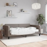 Καναπές Κρεβάτι με Στρώμα Taupe 100 x 200 εκ. Υφασμάτινο 3196806