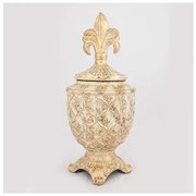 Βάζο Κεραμικό Χρυσό 16.8x16.8x38.5cm 752-20021 Estheti 752-20021 Χρυσό