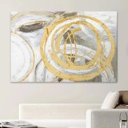 Πίνακας σε καμβά "Exotic Circles" Megapap ψηφιακής εκτύπωσης 140x100x3εκ.