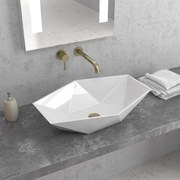 KARAG LT1138 Νιπτήρας Επικαθήμενος Λευκό Πορσελάνη