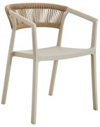 Πολυθρόνα Elma 21.0041 56x55x76cm Cappuccino Zita Plus