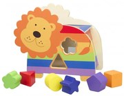 Ξύλινο Παιχνίδι Σχημάτων Λιοντάρι Orange Tree Toys 60-13257