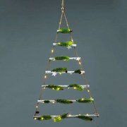 Χριστουγεννιάτικο Διακοσμητικό Κρεμαστό Xmas Tree &amp; Star Led X13401123 47x85cm Με Μπαταρίες Multi Aca