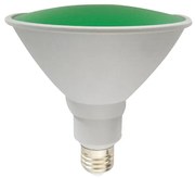 PAR38 LED IP65 15W 1150Lm GREEN 110° 230V Ra80 ACA PAR3815GR