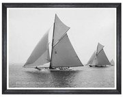 Κάδρο America’s Cup - Wasp And Queen Mab 1897 FA13188 80X60 MindTheGap Οριζόντιοι Wood