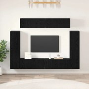 vidaXL Σετ επίπλου τηλεόρασης 8 pcs Μαύρη δρυς 80 x 30 x 30.5 εκ