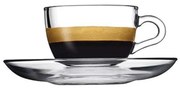 Φλυτζάνι Espresso Basic SP97984K6 85ml Γυάλινo Clear Espiel Γυαλί