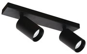 Σποτ Δίφωτο 2xGU10 350x60xH127mm Μαύρο Viokef Stage 4259701