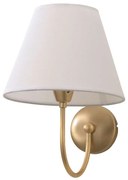 Φωτιστικό Τοίχου - Απλίκα 43022 19x15cm 1xE14 Matte Gold-White Inlight