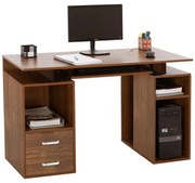 Γραφείο υπολογιστή Liberion καρυδί 120x55x76εκ 120x55x76 εκ.