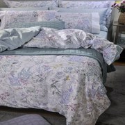 Κουβερλί 786 (Σετ 3τμχ) Celadon Down Town Υπέρδιπλo 235x250cm 100% Cotton Satin