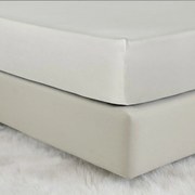Σεντόνι Tender Με Λάστιχο Oat Beige Nima Μονό 100x240cm 100% Βαμβάκι