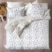 Σεντόνια Frutilla 12 (Σετ 4τμχ) White-Green Kentia Υπέρδιπλo 240x270cm 100% Βαμβακοσατέν