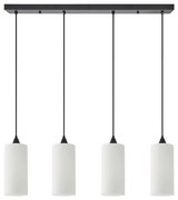 Φωτιστικό Οροφής SE21-BL-4-4BL-GL3 ADEPT TUBE  Pendant White Glass+ - 77-9003 - 77-9003