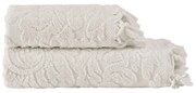 Πετσέτες Anabelle (Σετ 2τμχ) 1 Ivory Anna Riska Σετ Πετσέτες 70x140cm 100% Cotton