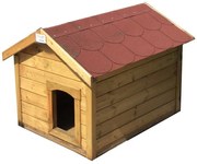 Ξύλινο σπίτι σκύλου 60 x 90εκ