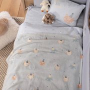 Κουβέρτα Fleece Αγκαλιάς (75x100) Nef-Nef Homeware Baby Special Party Blue