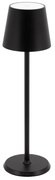Επιτραπέζιο Φωτιστικό ArteLibre LED Φορητό FELINE Μαύρο Αλουμίνιο 11x11x37.5cm