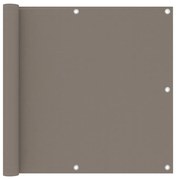 Διαχωριστικό Βεράντας Taupe 90 x 600 εκ. Ύφασμα Oxford - Μπεζ-Γκρι