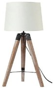 Επιτραπέζιο Φωτιστικό Τρίποδο Ξύλινο MOUSSE Φ30XH65CM ACA-TF17701TOBB-Καφέ TF17701TOBB