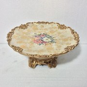 ΠΙΑΤΕΛΑ ΠΟΡΣΕΛΑΝΗ ΜΠΕΖ - ΧΡΥΣΗ 33.5x33.5x15cm|752-15021