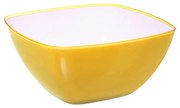 Μπωλ Πλαστικό (14x14) F-V Square Mustard 150009G