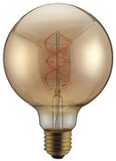 ΛΑΜΠΑ LED G95 FILAMENT "DECOR" 5W E27 1800K 220-240V DIMMABLE  GOLD Eurolamp 147-78702