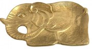 Διακοσμητικός Δίσκος Ελέφαντας 36cm Gold ROD104K3 Espiel Κεραμικό